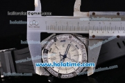 Audemars Piguet Royal Oak Offshore Diver Asia 4813 Automatic Steel/Diamonds Case with White Dial and Stick Markers