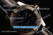 Breitling Colt II Swiss ETA 2824 Automatic Steel Case with Blue Dial and Blue Leather Strap (AAAF)
