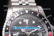 Rolex GMT-Master Vintage Asia 2813 Automatic Stainless Steel Case/Bracelet with Black Dial and White Dot Markers
