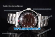 Rolex Submariner Vintage 1950's Asia 2813 Automatic Stainless Steel Case/Bracelet with Brown Dial and Dot Markers