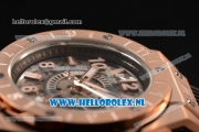 Hublot Big Bang Unico GMT Asia Auto Rose Gold Case with Skeleton Dial and Black Rubber Strap