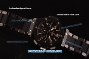 Hublot Big Bang Swiss Valjoux 7750-DD Automatic PVD Case/Strap with Black Dial