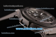 Hublot Big Bang Chrono Clone Hub4100 Automatic Ceramic Case with Black Rubber Strap and White Stick Markers (TW)