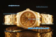 Rolex Day-Date Automatic Full Gold with Diamond Bezel-Golden Dial