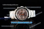 Omega Speedmaster Racing Master Clone Omega 9900 Automatic Steel Case/Bracelet Brown Dial With Stick Markers(JH)