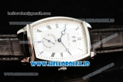 Breguet Heritage Asia Automatic Steel Case White Dial With Roman Numeral Markers Black Leather Strap