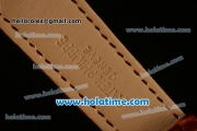 Patek Philippe Grand Complication ST25 Automatic Rose Gold Case with White Dial and Brown Leather Strap - ETA Coating