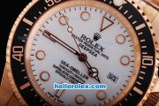 Rolex Sea-Dweller Deep sea Automatic Movement Full Gold With White Dial