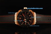 Hublot King Power F1 Monza Automatic Movement Rose Gold Case with PVD Bezel and Black Dial