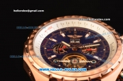 Breitling for Bentley RL10 Tourbillion Automatic Rose Gold Case with Blue Dial and Blue Leather Strap