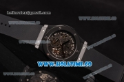 Hublot Classic Fusion Asia 6497 Manual Winding PVD Case with Skeleton Dial and Stick Markers