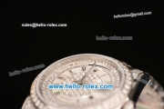 Rolex Day Date Asia 2813 Automatic Steel Case with Diamond/Steel Strap Diamond Bezel and Diamond Dial