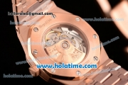 Audemars Piguet Royal Oak 41 Swiss ETA 2824 Automatic Full Rose Gold with Blue Dial and Stick Markers - 1:1 Original (Z)