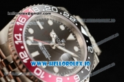 Rolex GTM-Master II 2836 Automatic Steel Case with Black Dial Dots Markers and Steel Bracelet