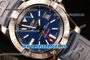 Breitling Avenger II GMT Blue Dial With Swiss ETA 2836 Automatic Rubber Strap Best Edition A32390111C1S2