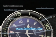 Blancpain Fifty Fathoms Swiss ETA 2836 Automatic Steel Case with Black Dial and Stick/Arabic Numeral Markers - 1:1 Original (ZF)