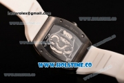 Richard Mille RM 038 Asia Automatic PVD Case with Skeleton Dial and White Inner Bezel - Dot Markers