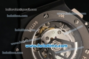 Hublot Big Bang Ice Bang Chrono Clone HUB4100 Automatic PVD Case with Titanium Bezel and Stick Markers - 1:1 Original (TW)