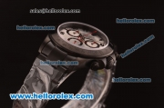 Rolex Daytona Chronograph Swiss Valjoux 7750 Automatic Brushed Full PVD and Grey Silver Dial