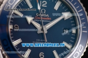 Omega Seamaster Planet Ocean Clone 8500 Automatic Titanium Case with Blue Dial Blue Rubber Strap and Stick/Arabic Numeral Markers (BP)