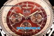 Breitling Bentley 6.75 Speed Chrono Swiss Valjoux 7750 Automatic Steel Case with Brown Dial and Stick Markers (GF)