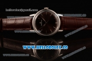 Zenith Vintage Miyota 9015 Automatic Steel Case with Brown Dial and Brown Leather Strap - (AAAF)