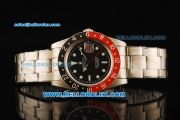 Rolex GMT-Master Swiss ETA 2846 Automatic Movement Steel Case with Black Dial and Ceramic Bezel