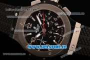 Hublot Big Bang Chrono Swiss Valjoux 7750 Automatic PVD Case with Black Dial and Silver Stick/Arabic Numeral Markers (YF)