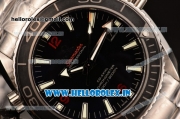Omega Seamaster Planet Ocean Clone 8500 Automatic Full Steel with Black Dial and Stick Markers - 1:1 Original (AT)