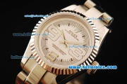 Rolex Oyster Perpetual Automatic Movement Full Steel with ETA Coating Case with Silver Dial