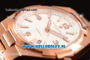 Vacheron Constantin Overseas 9015 Auto Rose Gold Case with White Dial and Rose Gold Bracelet - 1:1 Origianl (LF)