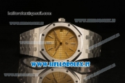 Audemars Piguet Royal Oak Swiss Ronda 763 Quartz Champagne Dial Steel Band