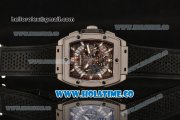 Hublot MP-06 Senna Chrono Miyota OS20 Quartz Steel Case with Skeleton Dial and White Stick Markers