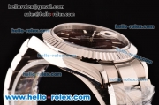 Rolex Datejust II Asia 2813 Automatic Full Steel with Brown Dial and White Stick Markers - ETA Coating Super LumiNova