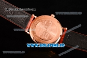 IWC Portofino Automatic Miyota 9015 Automatic Rose Gold Case with White Dial and Stick Markers