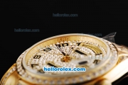 Rolex Day-Date Automatic Full Gold with Diamond Bezel and Diamond Dial