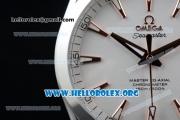 Omega Seamaster Aqua Terra 150M Clone Omega 8500 Automatic Stainless Steel Case/Bracelet with White Dial (YF)