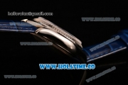 Rolex Day-Date Asia 2813/Swiss ETA 2836/Clone Rolex 3135 Automatic Steel Case with Roman Numeral Markers and Blue Dial (BP)