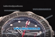 Omega Seamaster Diver 300M Co-Axial Chrono Swiss Valjoux 7753 Automatic Steel Case with Black Dial and White Markers