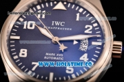 IWC Pilot's Watches Mark XVII Edition "Le Petit Prince" Swiss ETA 2892 Automatic Full Steel with Blue Dial and White Arabic Numeral Markers - 1:1 Original