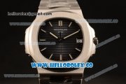 Patek Philippe Nautilus Jumbo Miyota 9015 Automatic Full Steel with Brown DIal and Stick Markers - 1:1 Original