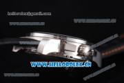 Chopard Mille Miglia GTS Power Control Miyota OS2035 Quartz Steel Case Black Dial Black Leather Strap and PVD Bezel