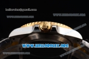 Rolex Submariner Clone Rolex 3135 Automatic Two Tone Case/Bracelet with Black Dial and Dot Markers - 1:1 Original