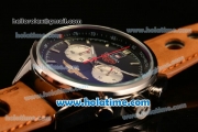 Tag Heuer Carrera Ferrari Chrono Miyota OS20 Quartz Steel Case with Black Dial and Silver Stick Markers