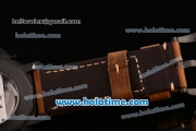 Panerai PAM 00365 Luminor 1950 Equation of Time Tourbillon Automatic PVD Case with Brown Dial an Brown Leather Bracelet