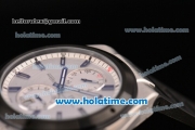 IWC Ingenieur Asia ST Automatic Steel Case with Black Rubber Strap PVD Bezel and White Dial