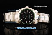 Rolex Milgauss Automatic Movement Full Steel with Black Dial and Green Sapphire - Bamford Limited Edition