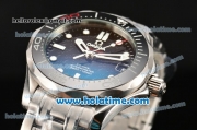 Omega Seamaster Diver 300 M Co-Axial Swiss ETA 2824 Automatic Steel Case/Bracelet with Black Dial and White Markers (BP)