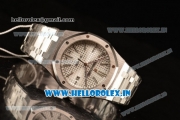 Audemars Piguet Royal Oak 41 MM Clone AP Calibre 3120 Automatic Steel Case White Dial With Stick Markers Steel Bracelet( JH)