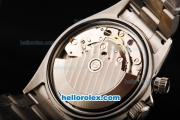 Rolex Daytona Oyster Perpetual Date Swiss Valjoux 7750 Automatic Movement Full Steel with White Dial and Numeral Markers